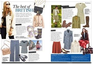 Best of British fashion for The Lady magazine